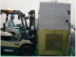 大型設備運搬作業