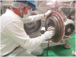 クリーニング作業