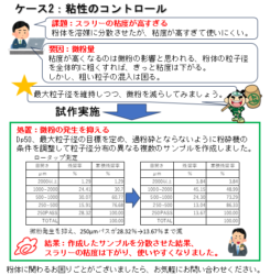 ケース２：粘性のコントロール